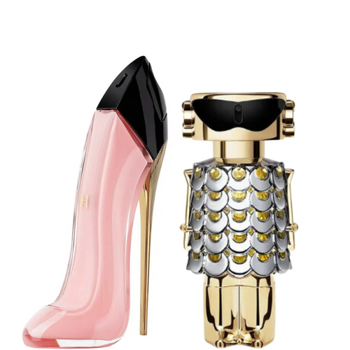 2 Parfymer Good Girl Blush Carolina Herrera 80ml och PACO RABANNE FAME EAU DE PARFUM 80ML