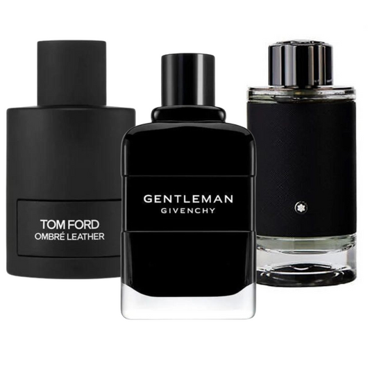 3 parfymer Tom Ford Ombre Leather, Givenchy Gentleman, Montblanc Explorer (Eau de Parfum)