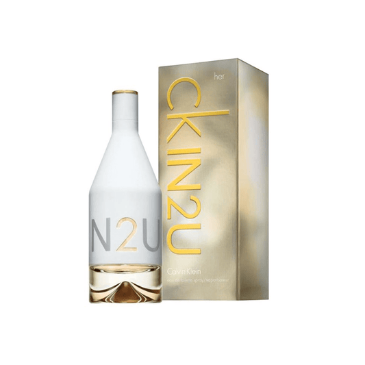 Calvin Klein CK IN2U Her Eau de Toilette parfymspray för kvinnor (50 ml, 100 ml, 150 ml)